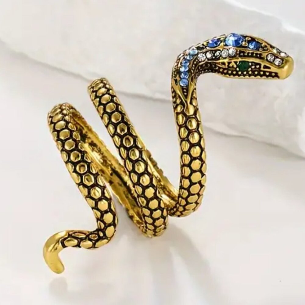 🌺 🌺 🌺Elegant Snake Serpent Wrap Ring